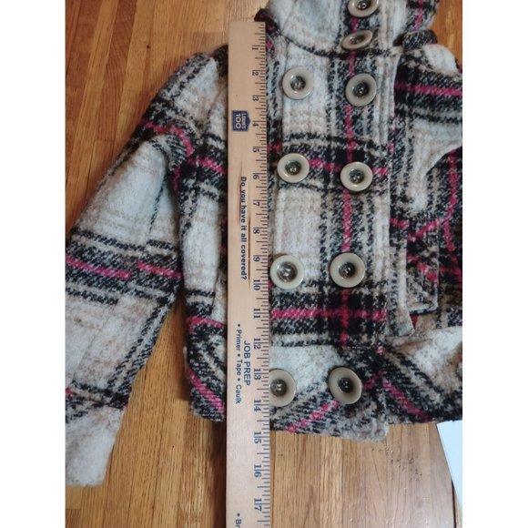 DX-Girls vintage wool blend jacket coat large button size m5-6 - Picture 12 of 15